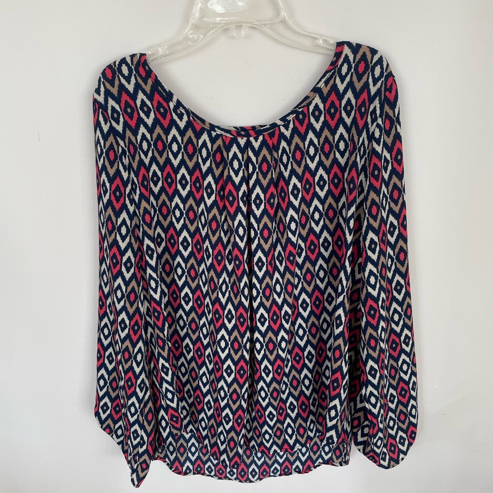 Papermoon Multicolor Diamond Print Blouse